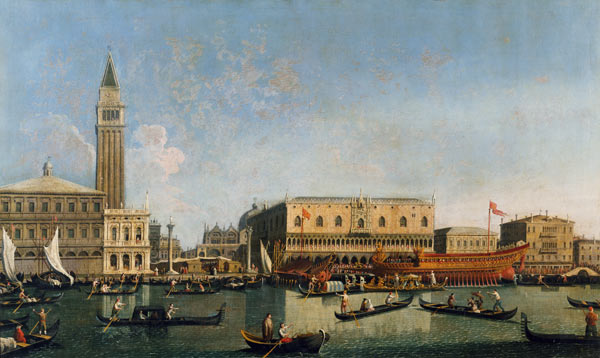 Venice / Doge s Palace / Painting / C18 de Giovanni Antonio Canal
