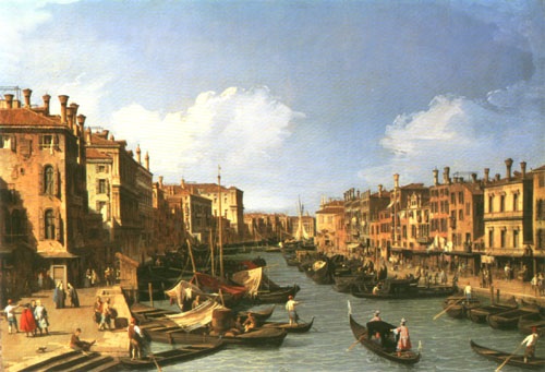 Grand Canal: looking South west from The Rialto br de Giovanni Antonio Canal