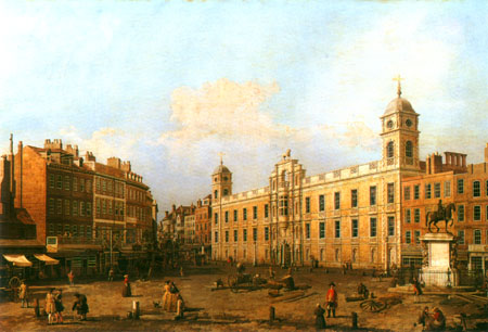 Northumberland House in London de Giovanni Antonio Canal