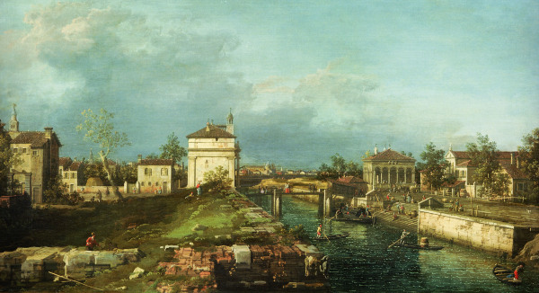 Padua, Porta Portello / Canaletto de Giovanni Antonio Canal