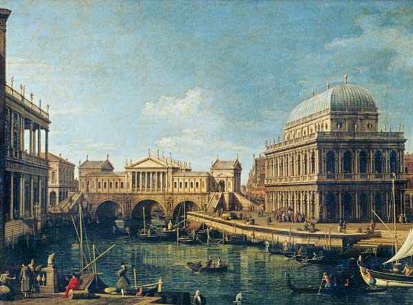 Caprice: are of Palladian design of for The Rialto de Giovanni Antonio Canal