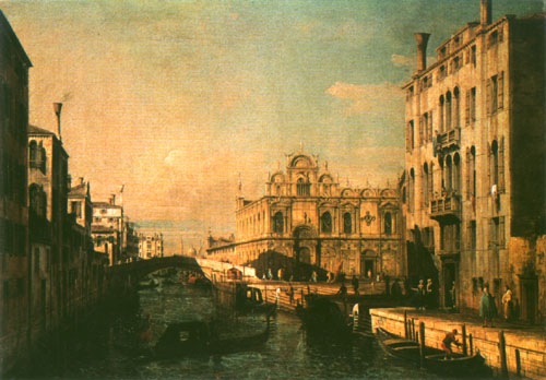 Riva the Mendicanti and The Scuola di p. Marco de Giovanni Antonio Canal