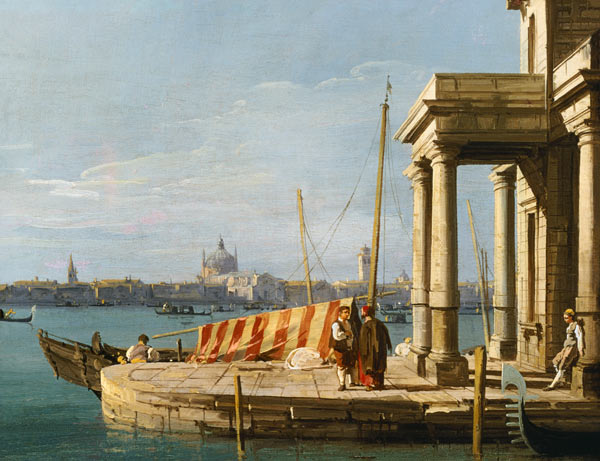 The Quay of the Dogano, Venice de Giovanni Antonio Canal