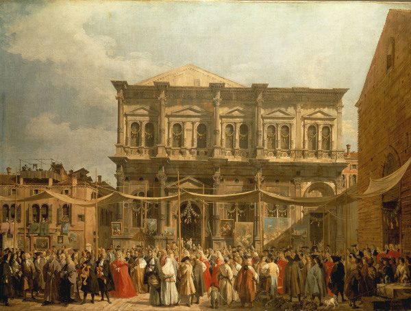 Venice / Scuola di S. Rocco / Canaletto de Giovanni Antonio Canal