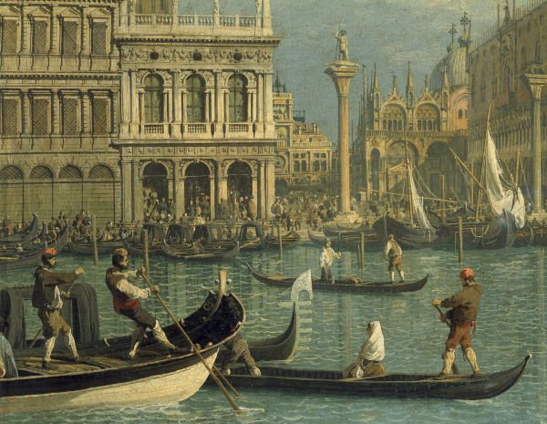 Venice, Piazzetta / Pai.b.Canaletto de Giovanni Antonio Canal