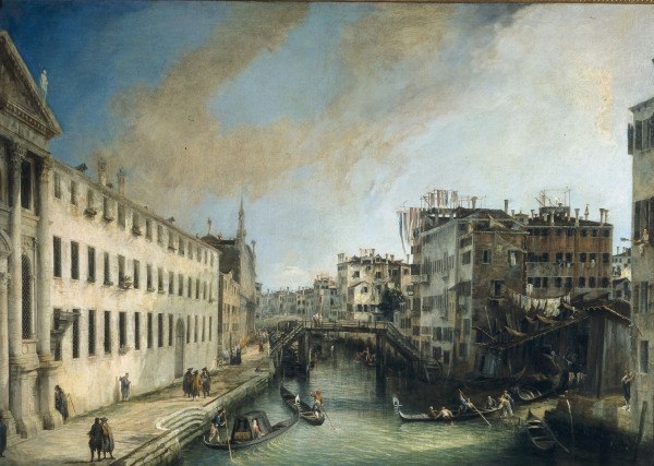 Venice, Rio dei Mendicanti / Canaletto de Giovanni Antonio Canal
