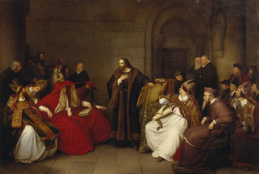 Jan Hus at Constance de Carl Friedrich Lessing