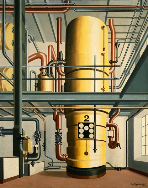 Der gelbe Kessel, 1933. de Carl Grossberg