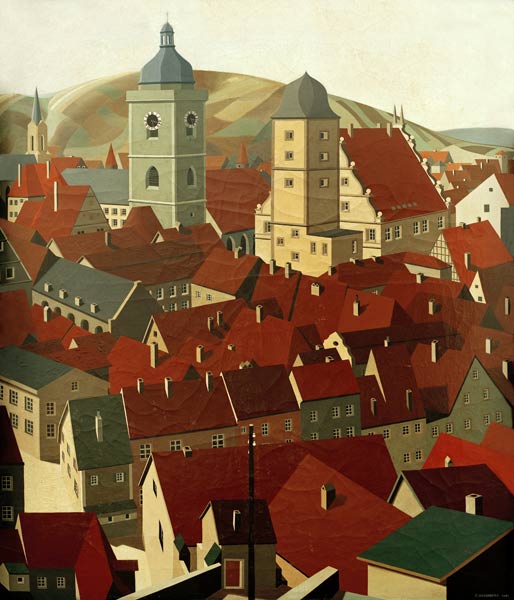 Marktbreit, 1931. de Carl Grossberg
