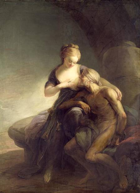 Roman Charity, an Allegory of Love de Carl Gustaf Pilo