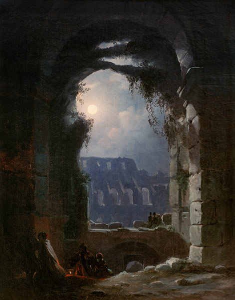 The Colosseum In the Night de Carl Gustav Carus