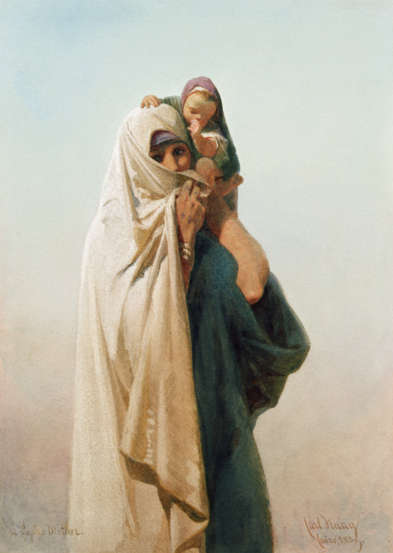 A Coptic Mother de Carl Haag
