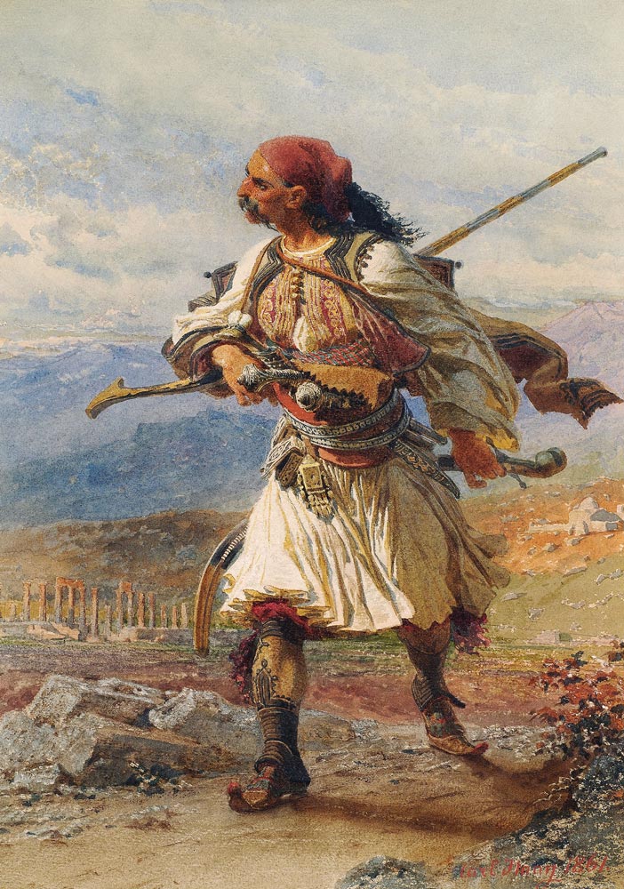 Greek Warrior de Carl Haag