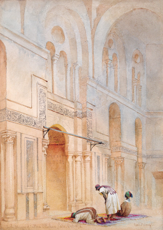 In the Mosque of Sultan Allahoon, Cairo de Carl Haag