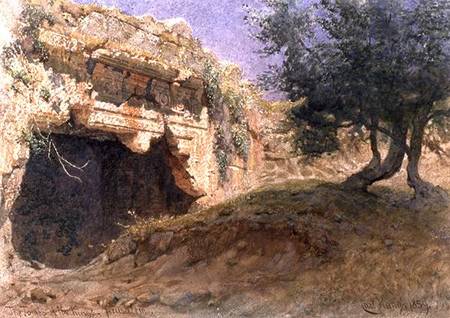 Entrance to the Tombs of the Kings, Jerusalem de Carl Haag