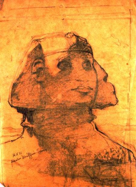 Sphinx at Giza de Carl Haag