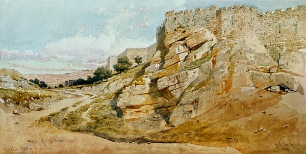 The Northern Wall of Jerusalem de Carl Haag