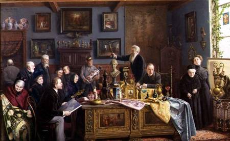 The Auction de Carl Johann Spielter