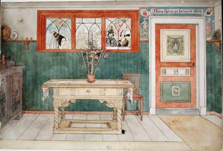 The Dining Room, from 'A Home' series de Carl Larsson