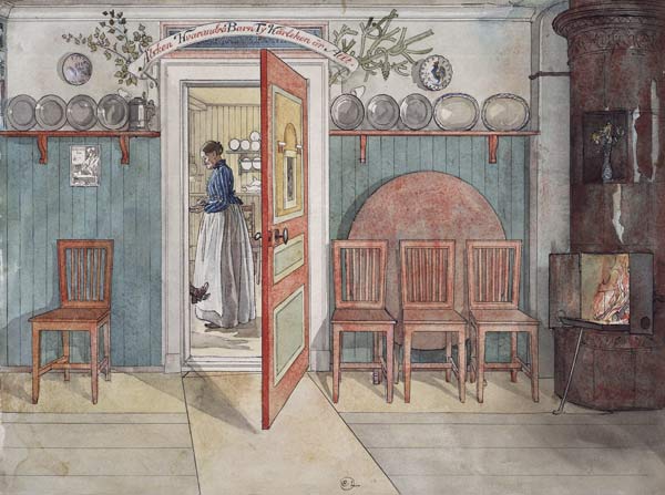 Old Anna, from 'A Home' series de Carl Larsson