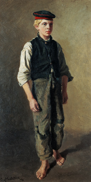 Portrait of a boy de Carl Malchin