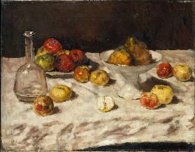 Still Life with Apples, Pears and a Carafe