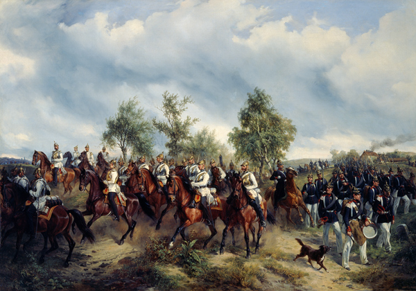 The Prussian cavalry in the expedition de Carl Schulz