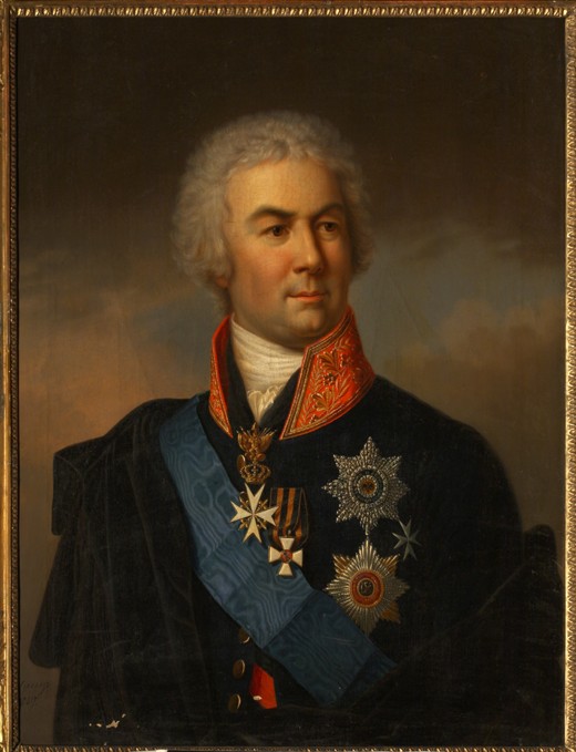 Portrait of Count Pyotr Zavadovsky (1739–1812) de Carl Schulz