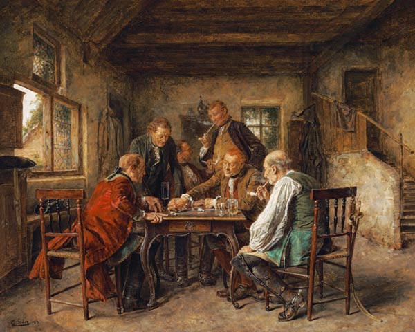 At the game of dice de Carl Seiler