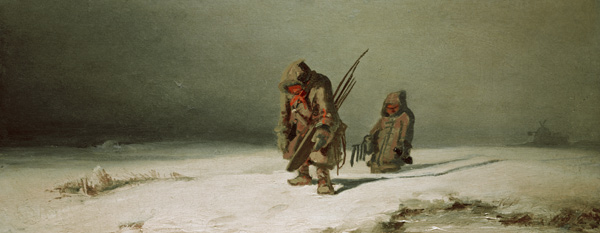 C.Spitzweg, Polargegend (Die Eskimos) de Carl Spitzweg
