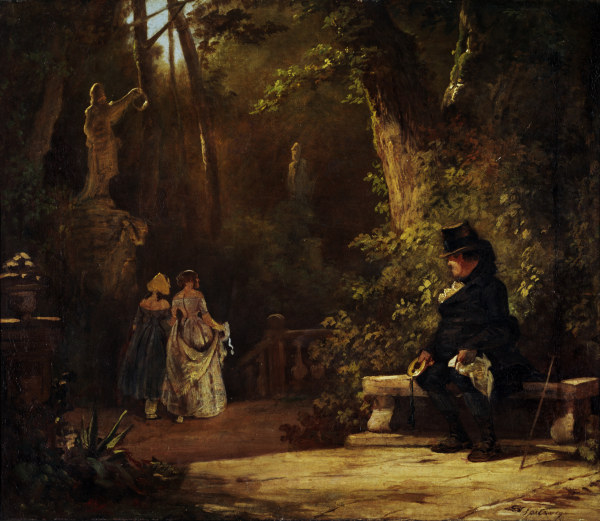 Spitzweg / The Widower / Painting / 1860 de Carl Spitzweg