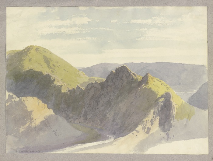 The Ahr Valley near Altenahr de Carl Theodor Reiffenstein