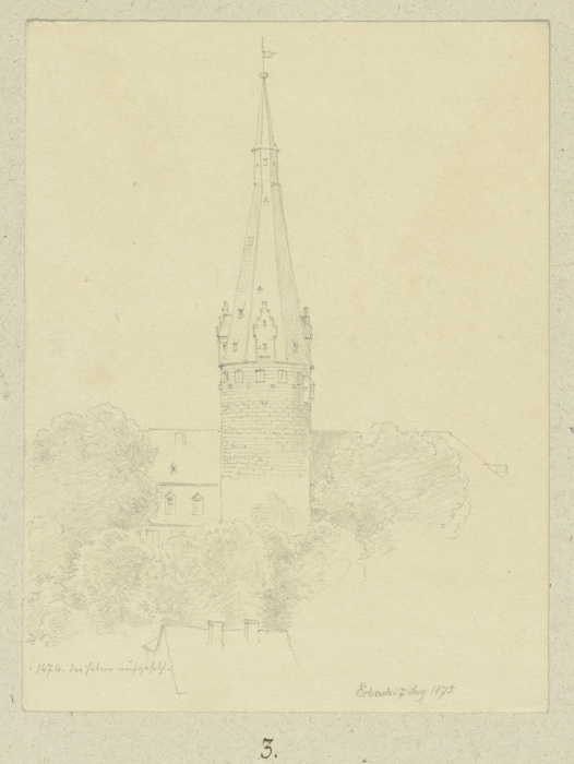Der Bergfried von Schloss Erbach de Carl Theodor Reiffenstein