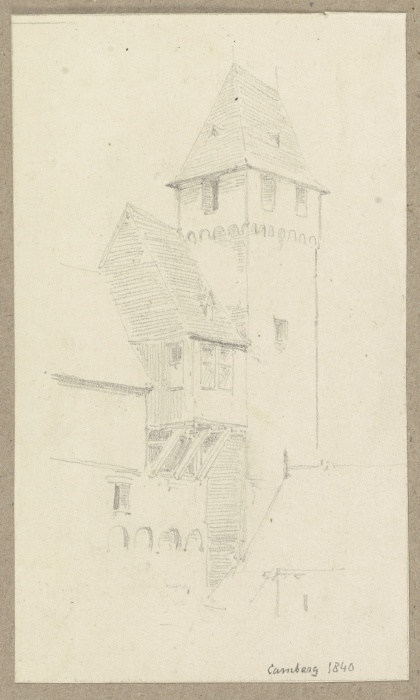 Der Untertorturm in Bad Camberg de Carl Theodor Reiffenstein