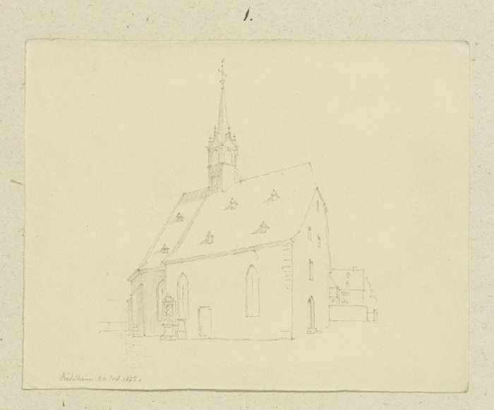Die evangelische Kirche in Rödelheim de Carl Theodor Reiffenstein