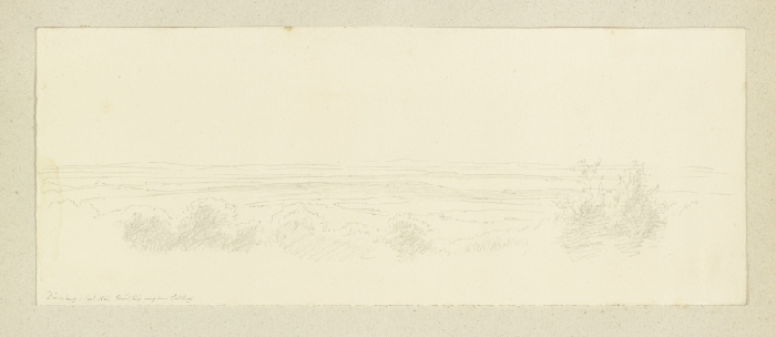 Hilly landscape de Carl Theodor Reiffenstein