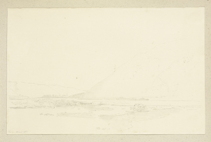 Landscape near Treis de Carl Theodor Reiffenstein