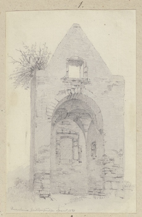 Verfallene Kapelle zu Ramstein de Carl Theodor Reiffenstein