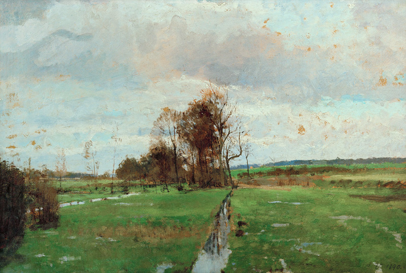 Moist Meadow de Carl Vinnen