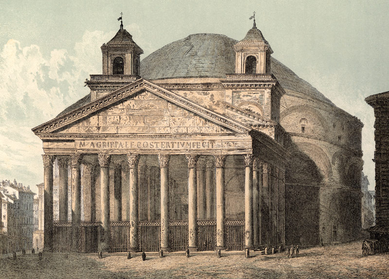 Rome , Pantheon de Carl Votteler