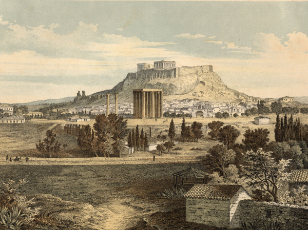 Athens seen from sout-east de Carl Votteler
