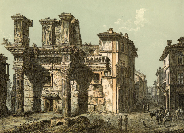 Rome , Forum of Nerva de Carl Votteler