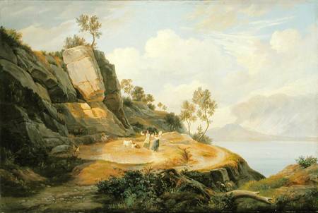 Landscape in Italy de Carl Wilhelm Götzloff