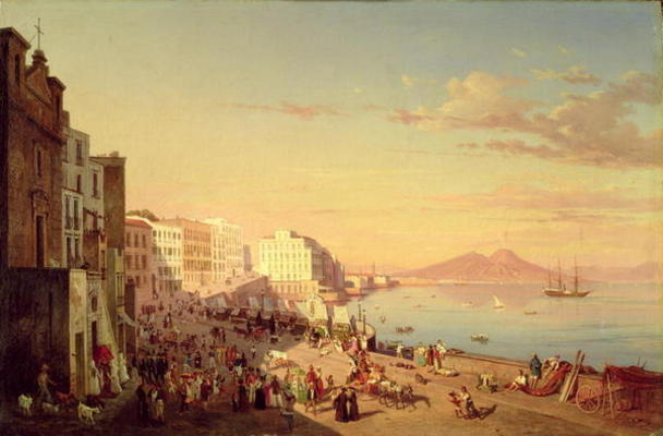 Naples, c.1830 (oil on canvas) de Carl Wilhelm Götzloff