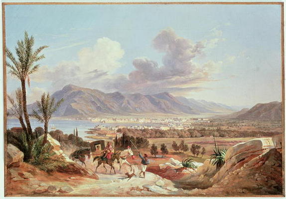 Palermo di Belmonte, c.1831 (oil on canvas) de Carl Wilhelm Götzloff