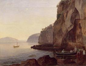 Cocumella near Sorrento, 1827 (oil on canvas)