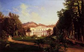 Villa Pignatella, Riviera di Chiaia, Naples, c.1845 (oil on canvas)