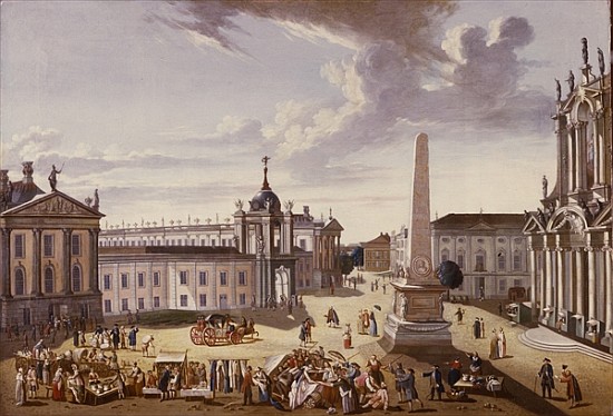 View of the Town Hall, 1772 (see also 330437) de Carl Christian Baron