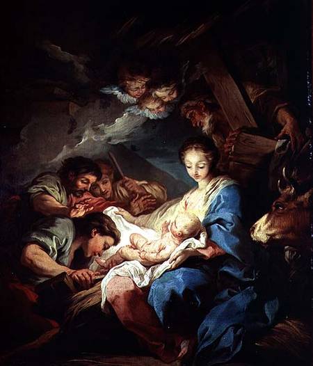 The Adoration of the Shepherds de Carle van Loo