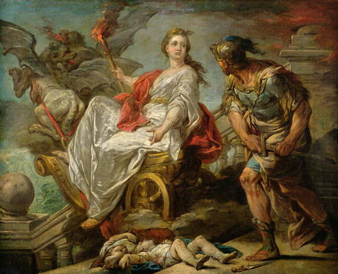 Jason and Medea, 1759 (oil on canvas) de Carle van Loo